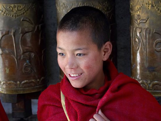 Little monk in Tawang